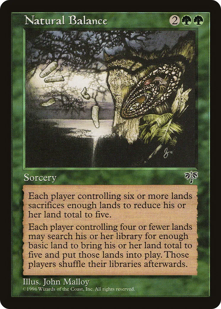 Natural Balance — Mirage — Magic: The Gathering