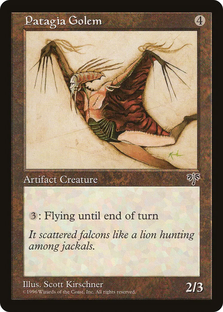 Patagia Golem — Mirage — Magic: The Gathering