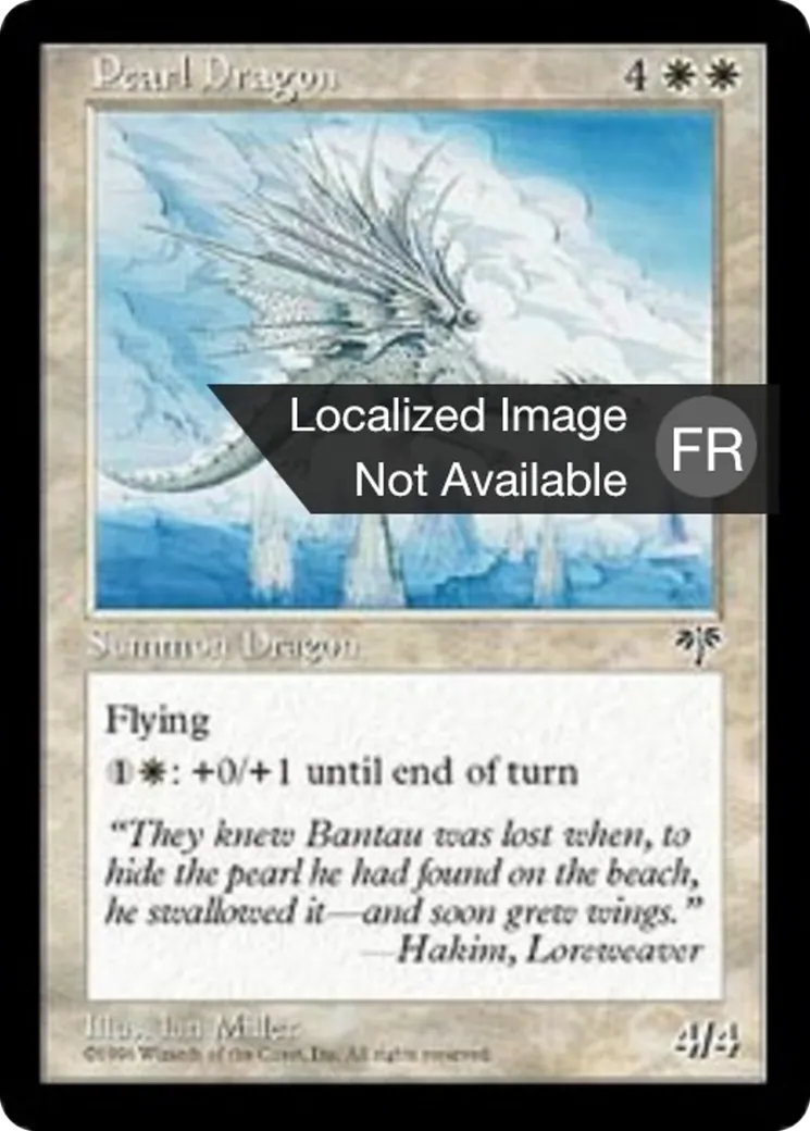 Dragon de la perle — Mirage — Magic: The Gathering