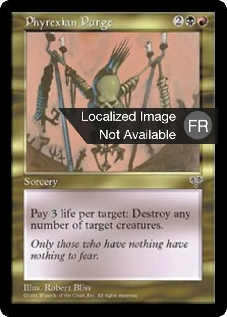 Epuration phyrexiane — Mirage — Magic: The Gathering