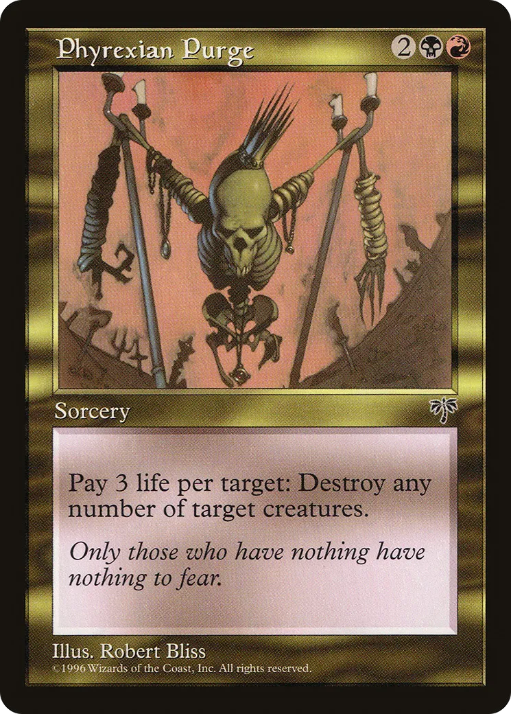 Phyrexian Purge — Mirage — Magic: The Gathering