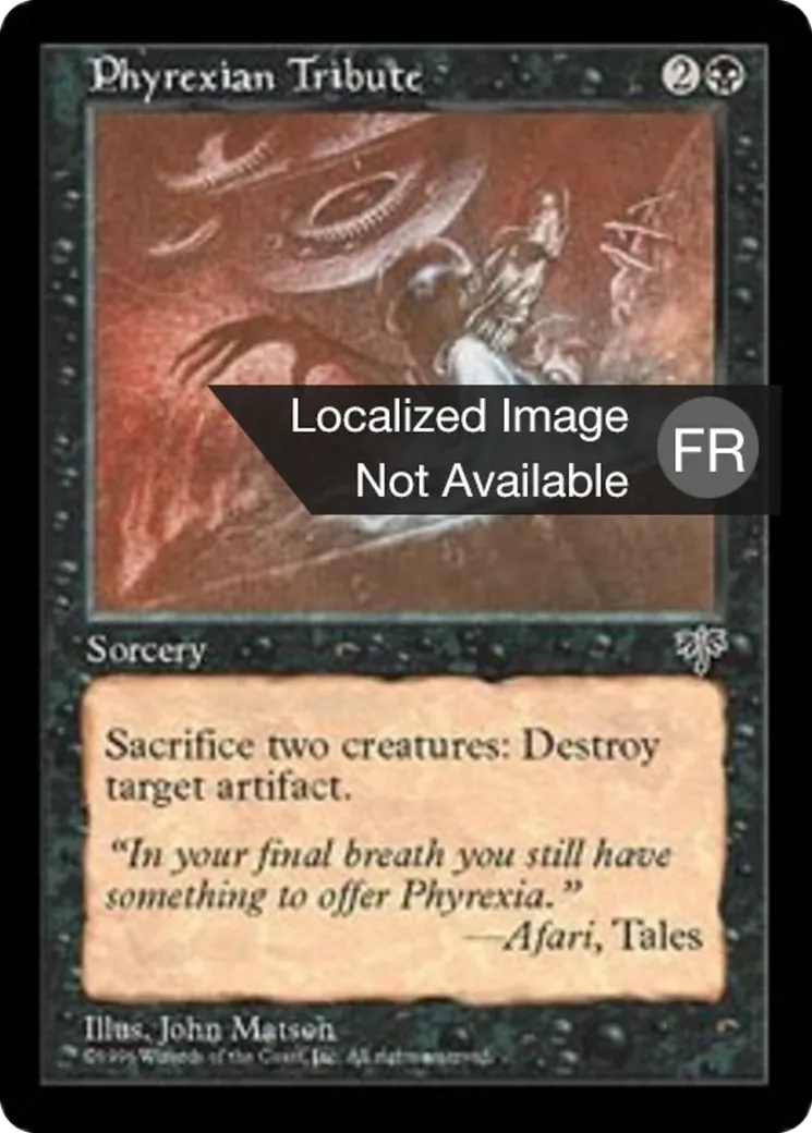Hommage à Phyrexia — Mirage — Magic: The Gathering