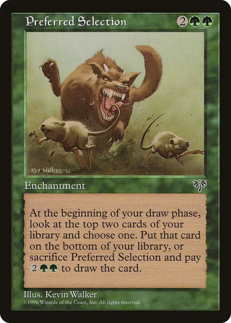 Preferred Selection — Mirage — Magic: The Gathering
