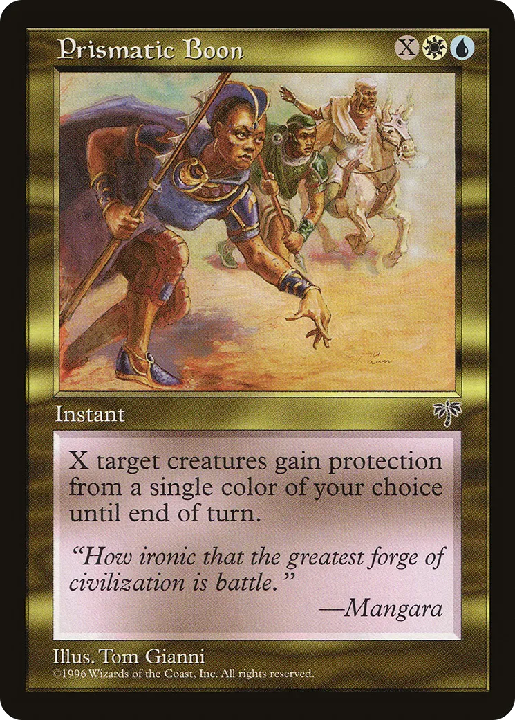 Prismatic Boon — Mirage — Magic: The Gathering