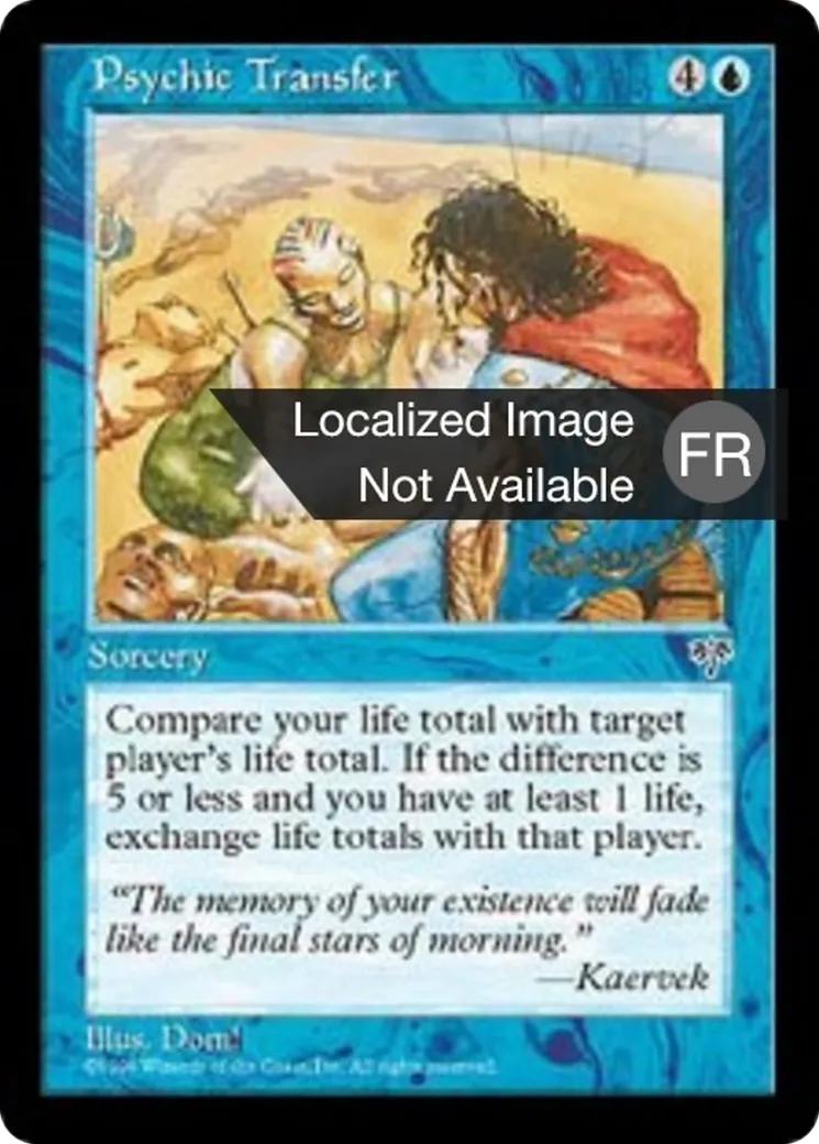 Transfert psychique — Mirage — Magic: The Gathering