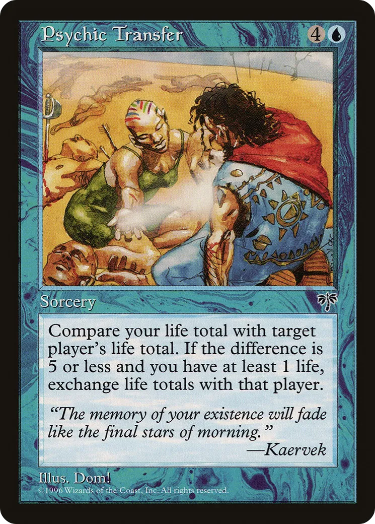 Psychic Transfer — Mirage — Magic: The Gathering