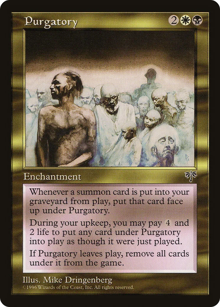 Purgatory — Mirage — Magic: The Gathering