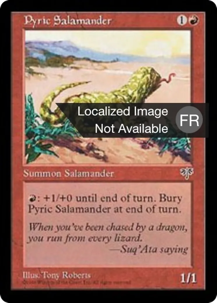 Salamandre pyrrique — Mirage — Magic: The Gathering