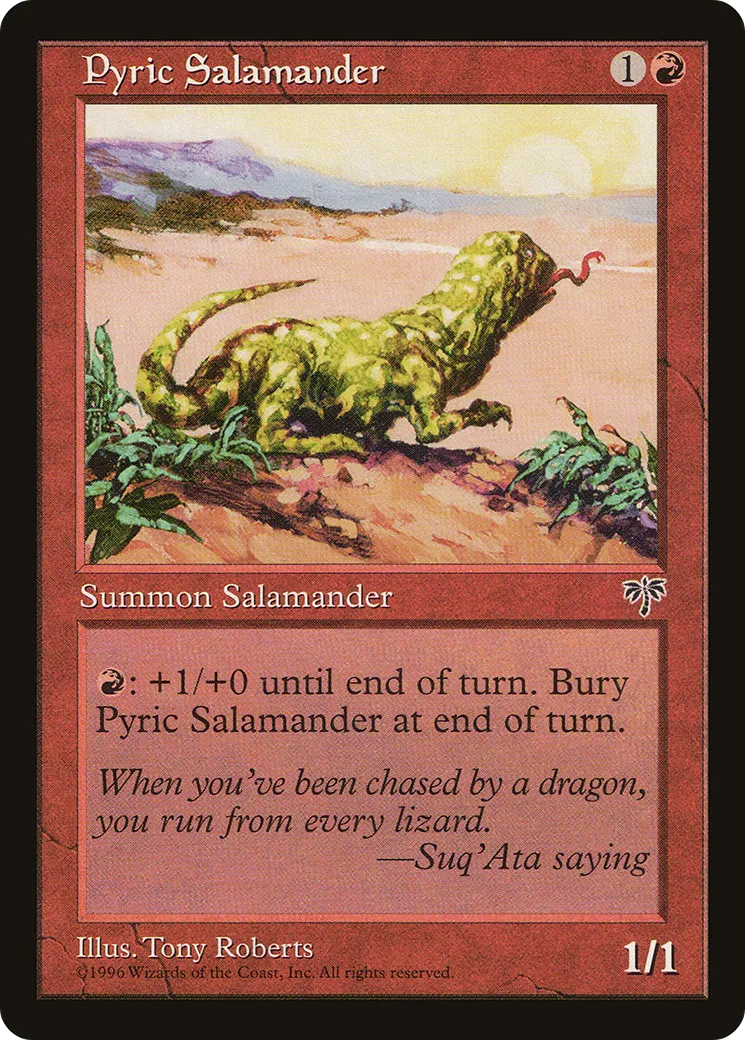 Pyric Salamander — Mirage — Magic: The Gathering