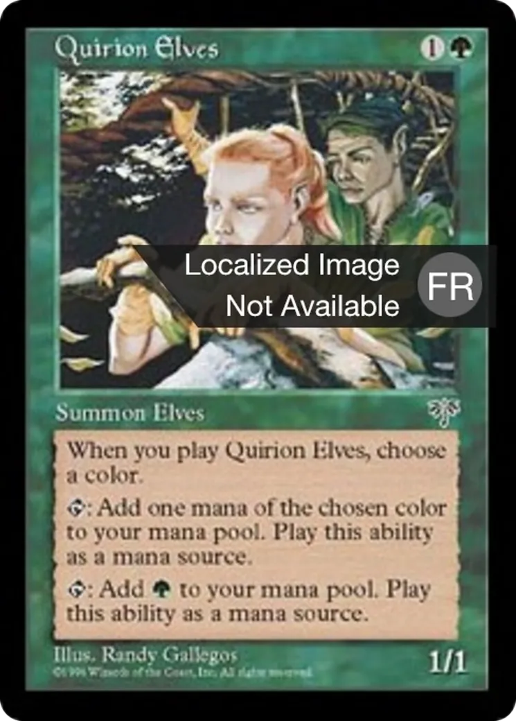Elfes quirionais — Mirage — Magic: The Gathering