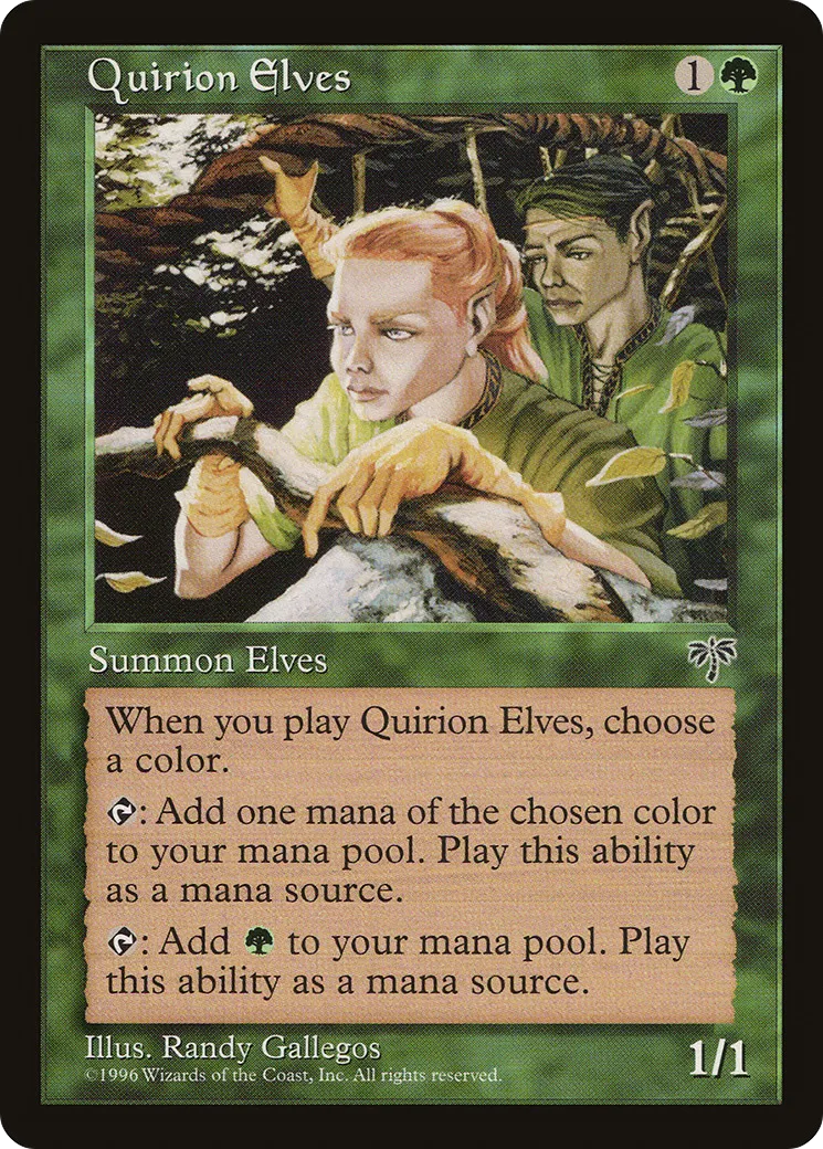 Elfes quirionais — Mirage — Magic: The Gathering