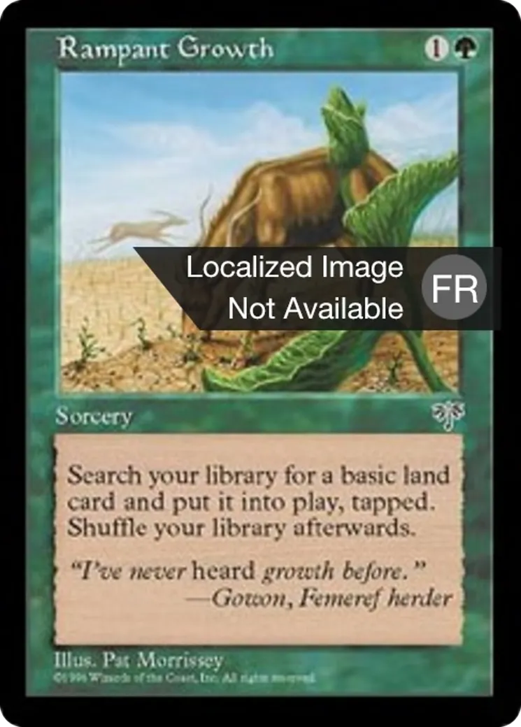 Croissance luxuriante — Mirage — Magic: The Gathering