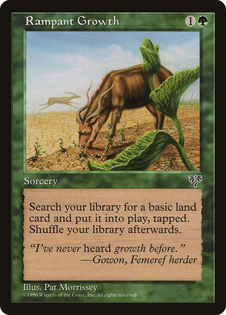 Rampant Growth — Mirage — Magic: The Gathering