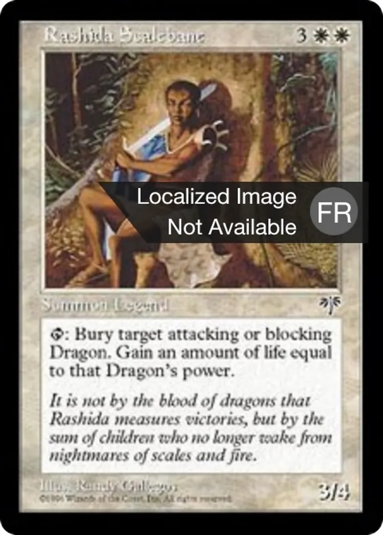 Rashida la desquamatrice — Mirage — Magic: The Gathering