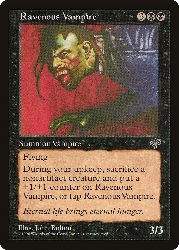 Ravenous Vampire — Mirage — Magic: The Gathering
