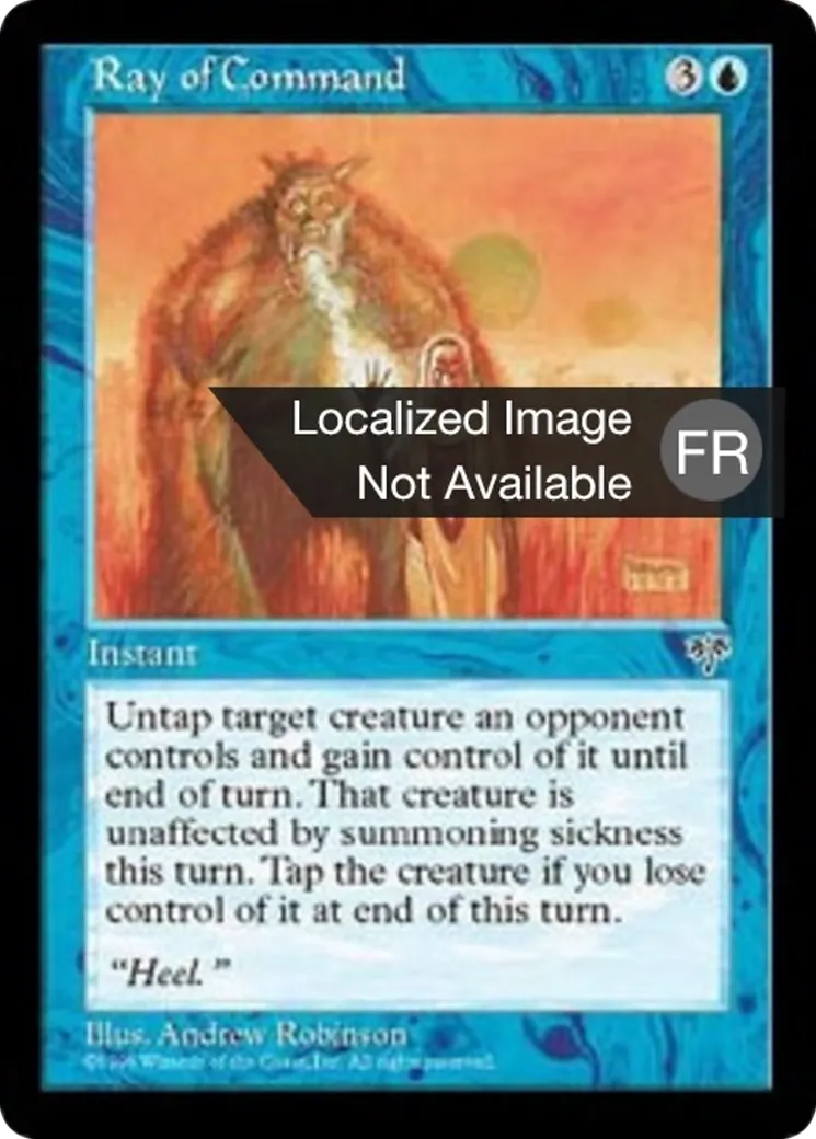 Rayon de commandement — Mirage — Magic: The Gathering