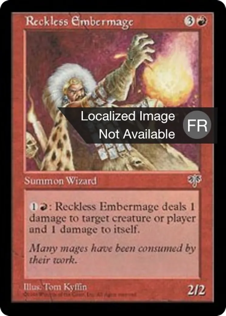 Brandemage téméraire — Mirage — Magic: The Gathering