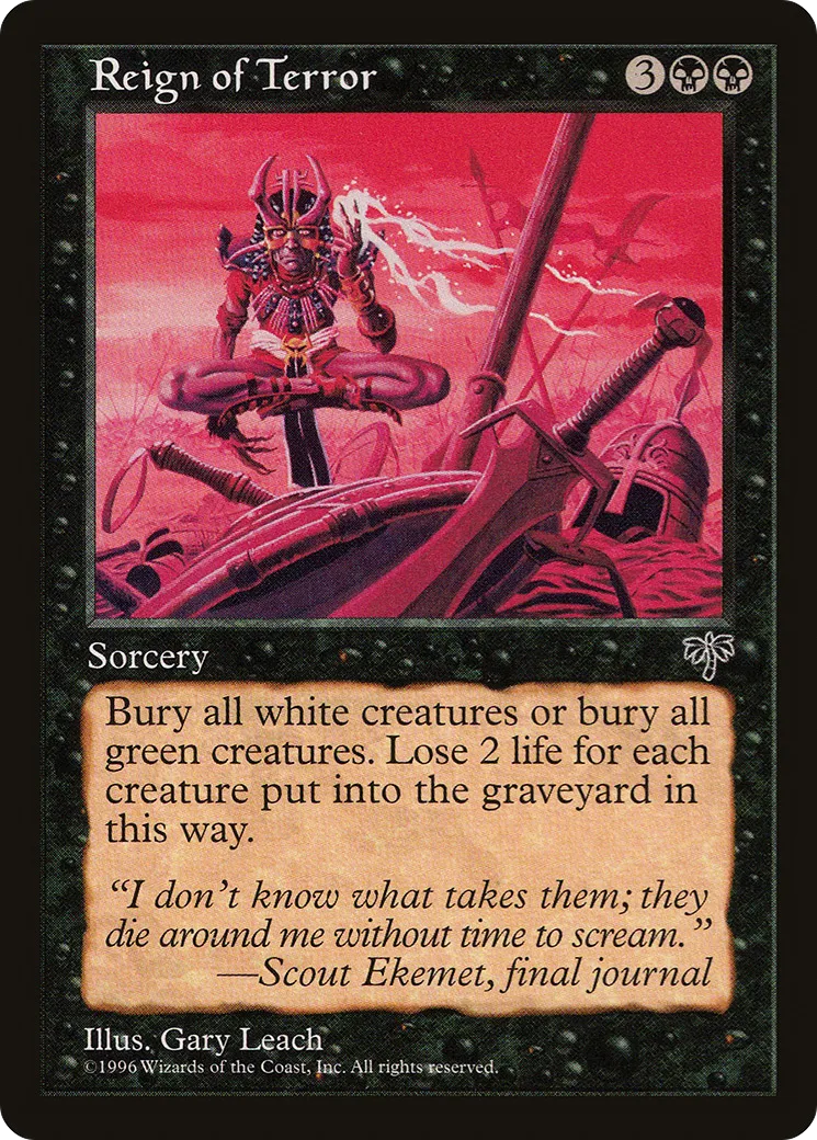 Reign of Terror — Mirage — Magic: The Gathering