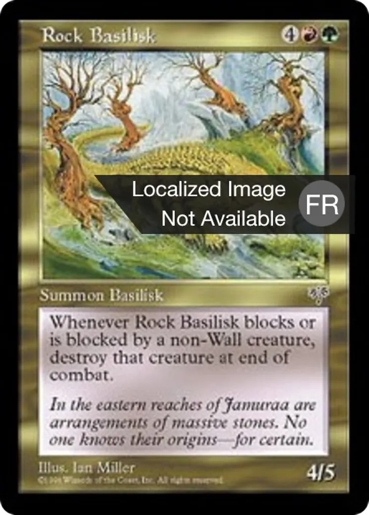 Basilic des rochers — Mirage — Magic: The Gathering