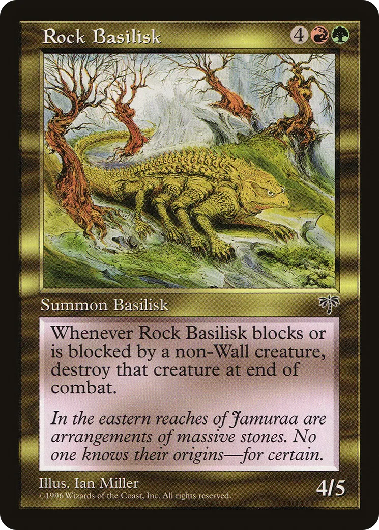 Basilic des rochers — Mirage — Magic: The Gathering