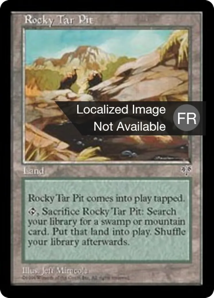 Fosse d'huile de roche — Mirage — Magic: The Gathering