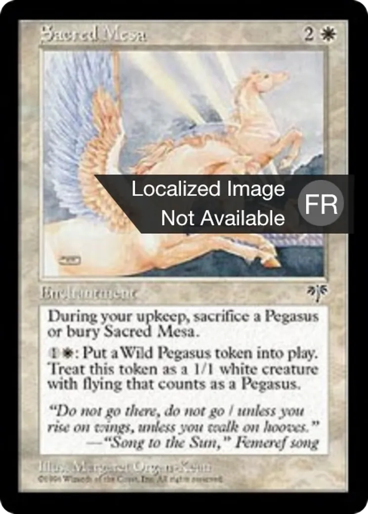 Mesa sacrée — Mirage — Magic: The Gathering