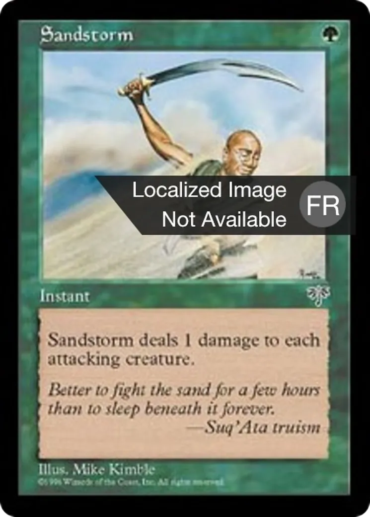 Tempête de sable — Mirage — Magic: The Gathering