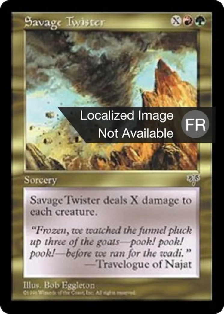 Tornade sauvage — Mirage — Magic: The Gathering