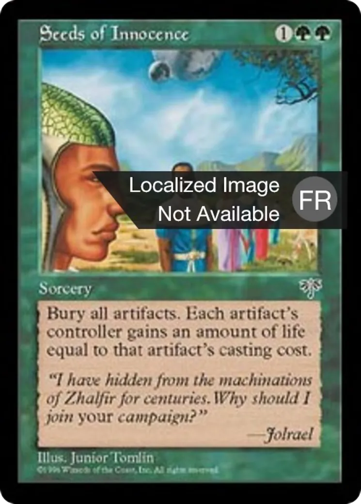 Graines de l'innocence — Mirage — Magic: The Gathering