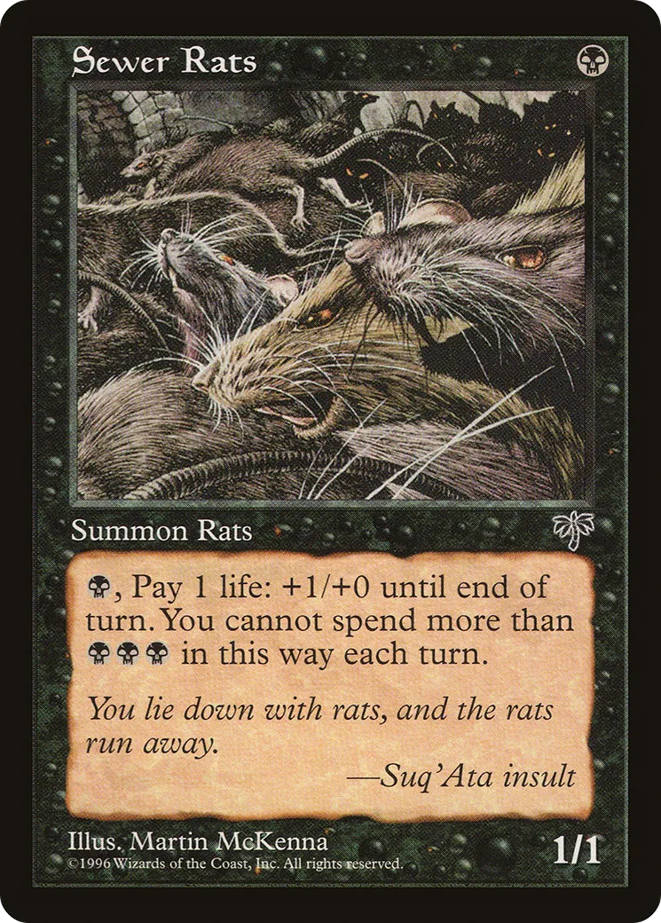 Rats d'égoûts — Mirage — Magic: The Gathering