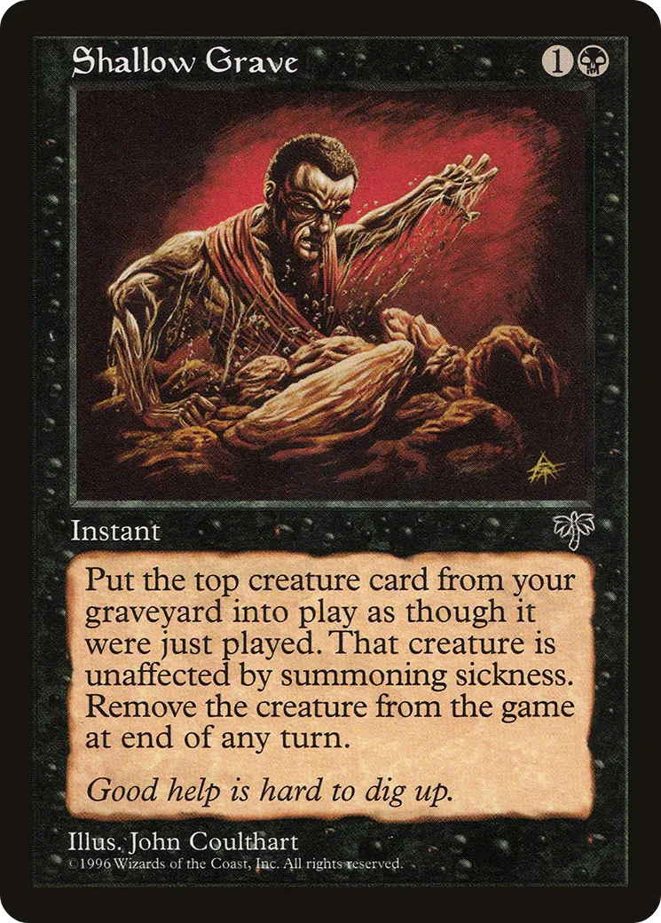 Shallow Grave — Mirage — Magic: The Gathering