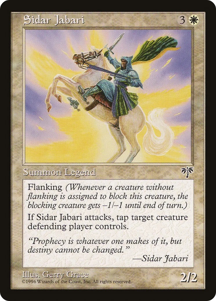 Sidar Djabari — Mirage — Magic: The Gathering