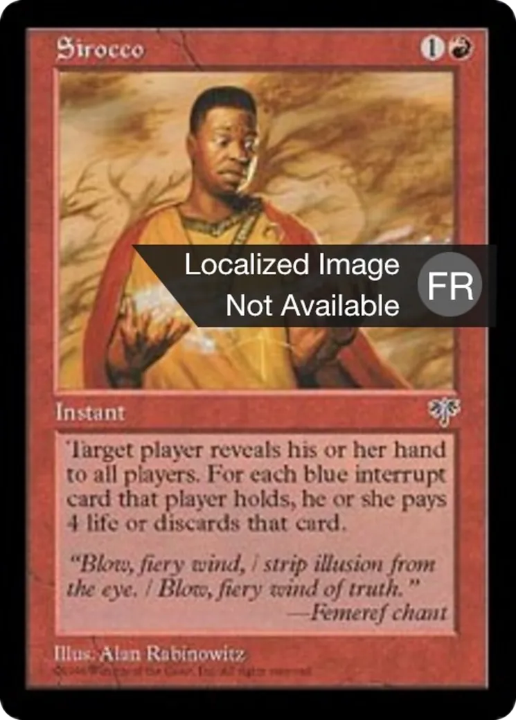 Sirocco — Mirage — Magic: The Gathering