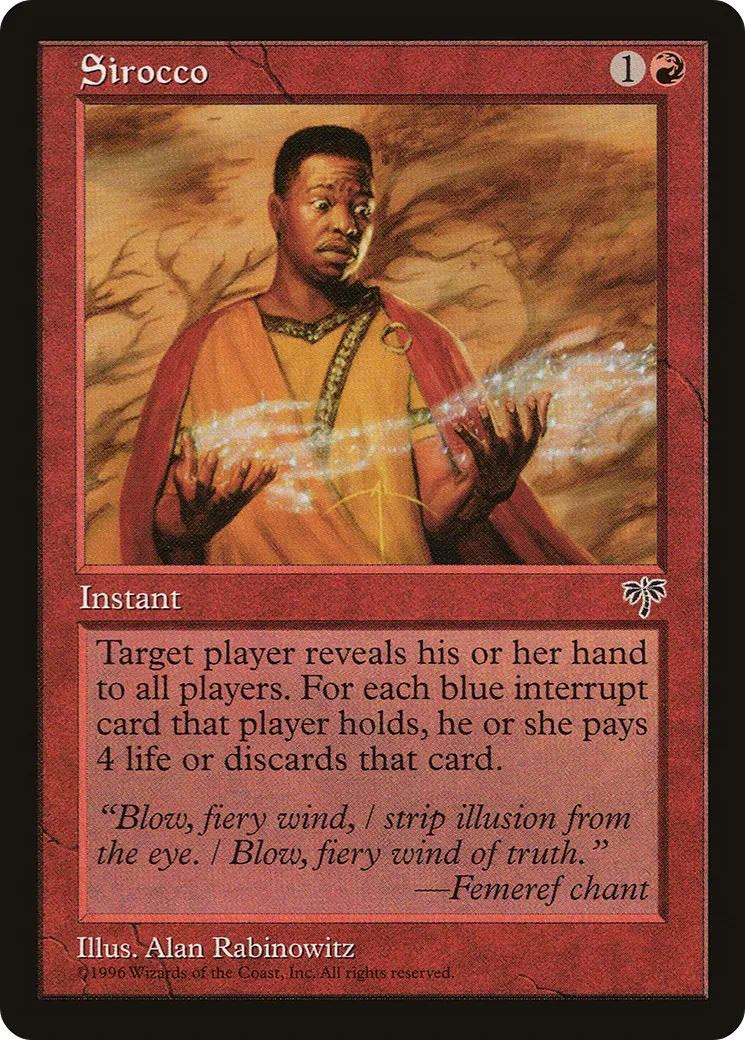 Sirocco — Mirage — Magic: The Gathering