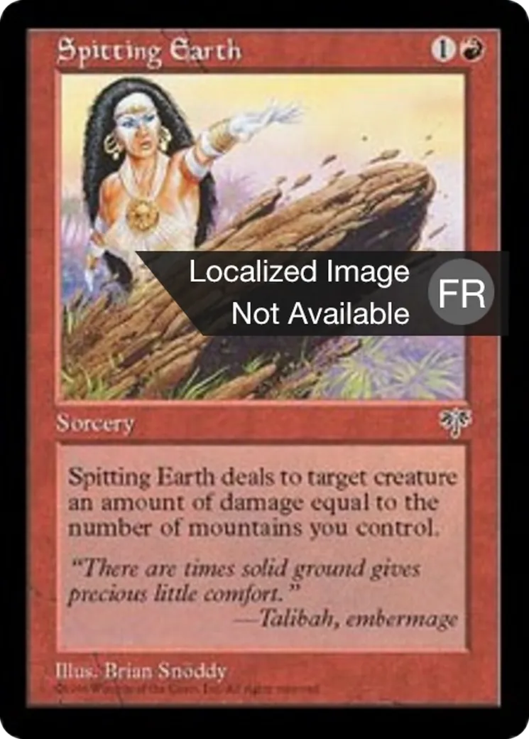 Expectoration tellurique — Mirage — Magic: The Gathering