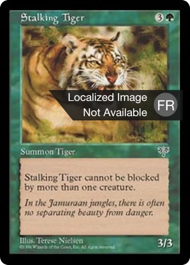 Tigre en chasse — Mirage — Magic: The Gathering