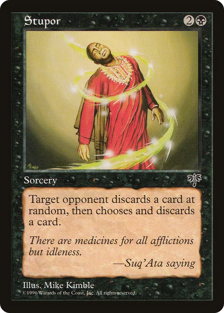 Stupor — Mirage — Magic: The Gathering
