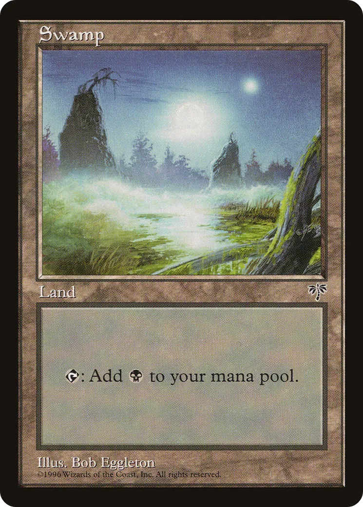 Swamp — Mirage — Magic: The Gathering
