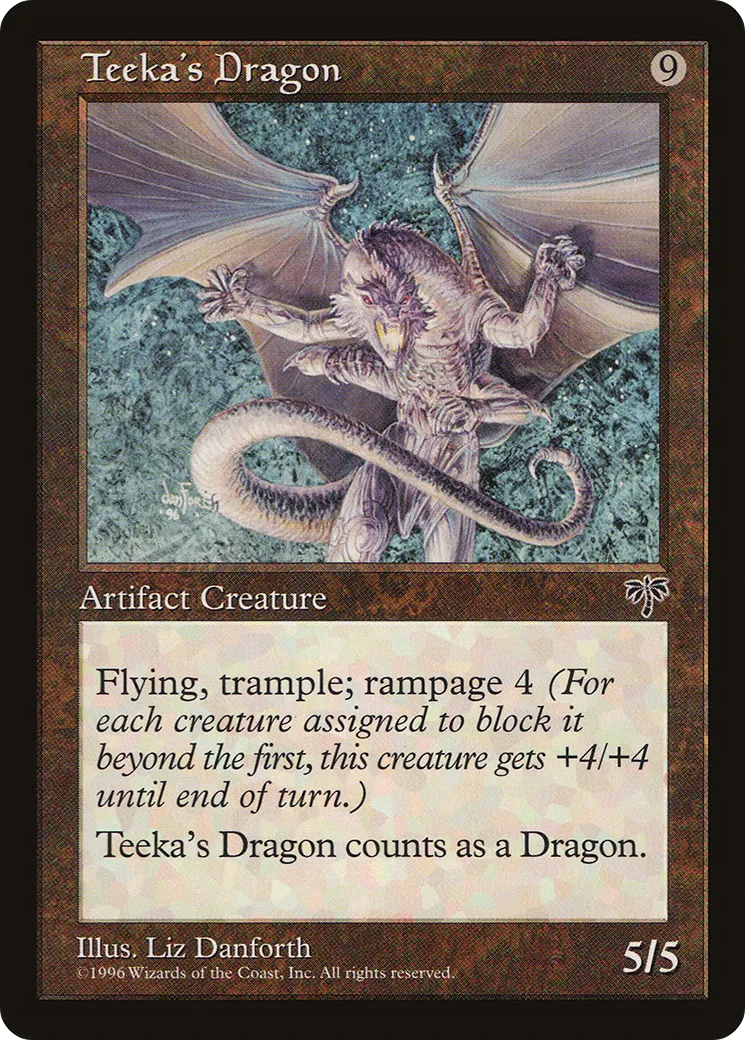 Teeka's Dragon — Mirage — Magic: The Gathering