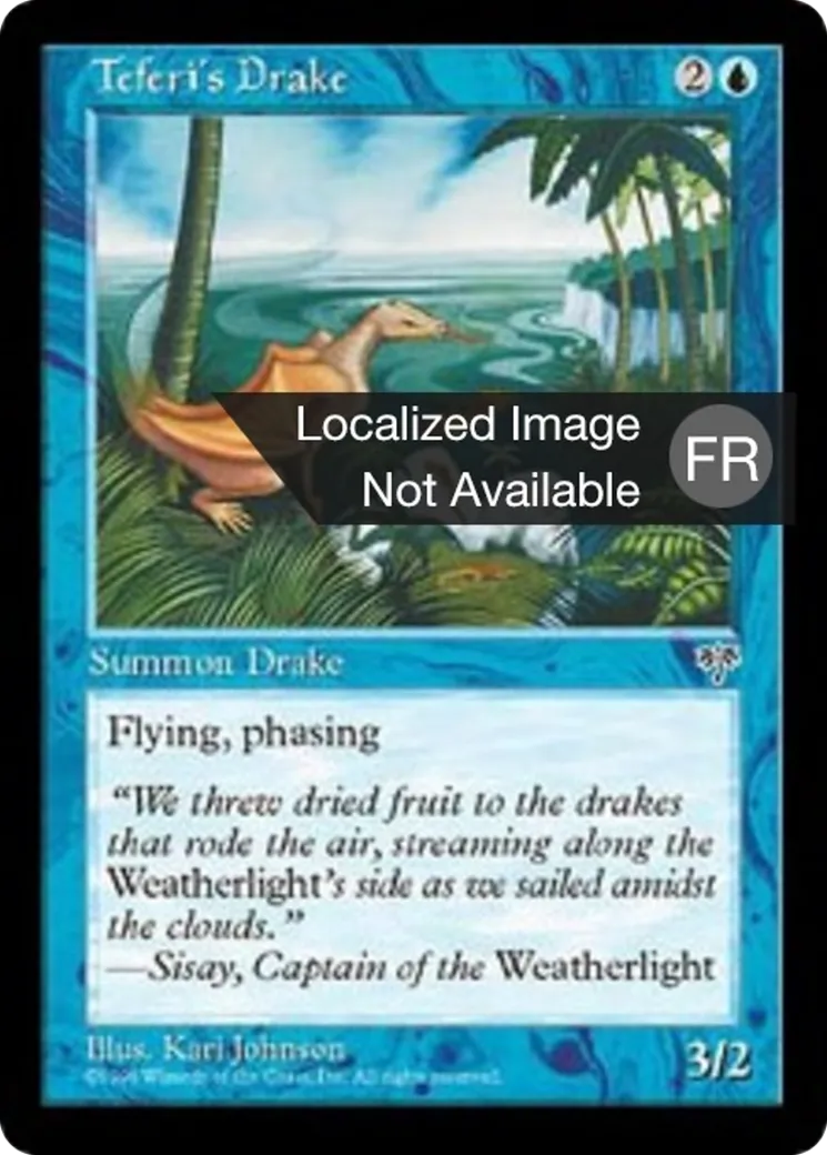Drâkon de Téfeiri — Mirage — Magic: The Gathering