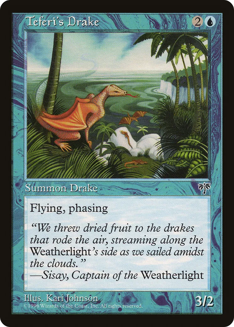 Drâkon de Téfeiri — Mirage — Magic: The Gathering
