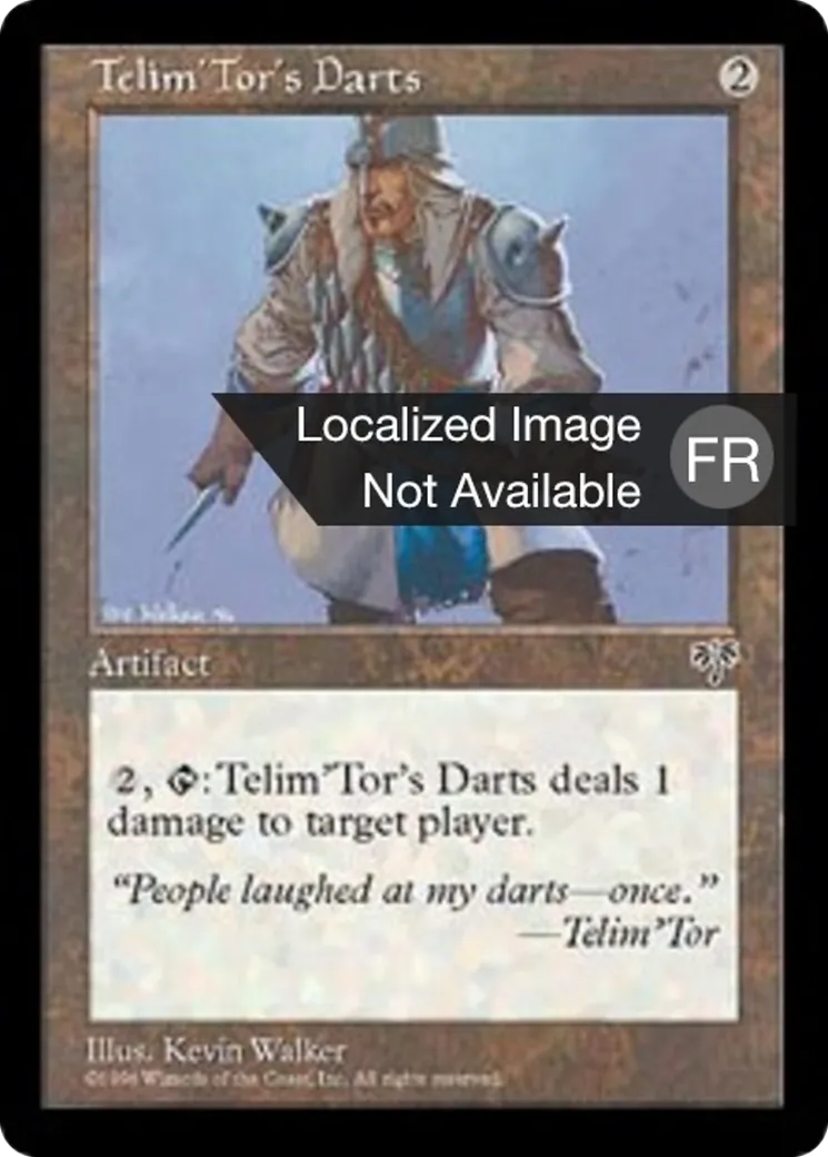 Fléchettes de Telim' Tor — Mirage — Magic: The Gathering