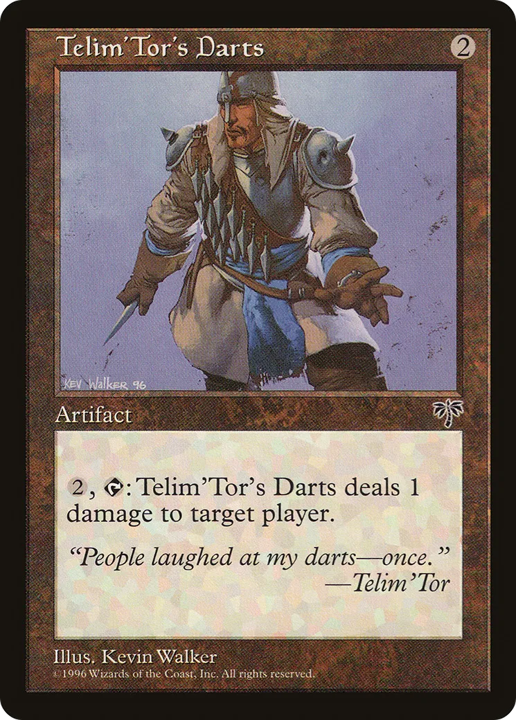 Fléchettes de Telim' Tor — Mirage — Magic: The Gathering