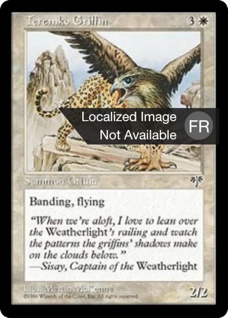 Griffon de la térëmko — Mirage — Magic: The Gathering
