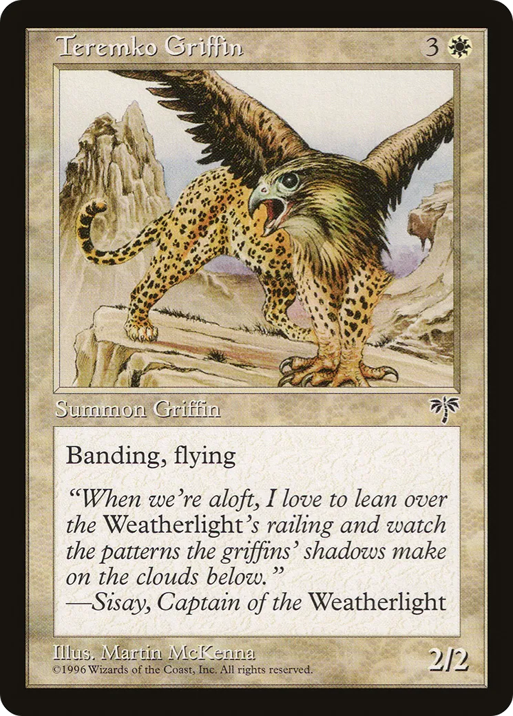 Griffon de la térëmko — Mirage — Magic: The Gathering
