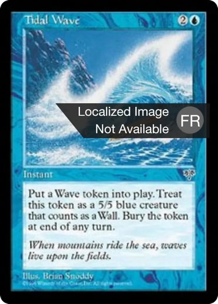 Raz de marée — Mirage — Magic: The Gathering