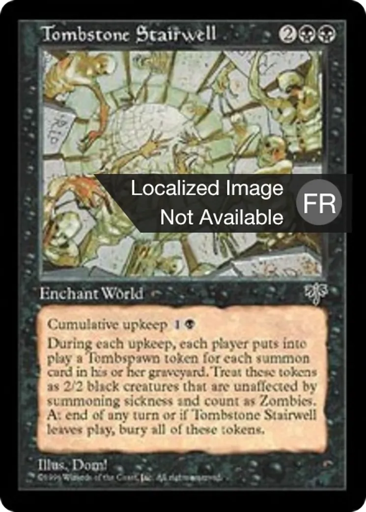 La sépulcrale volée de marches — Mirage — Magic: The Gathering