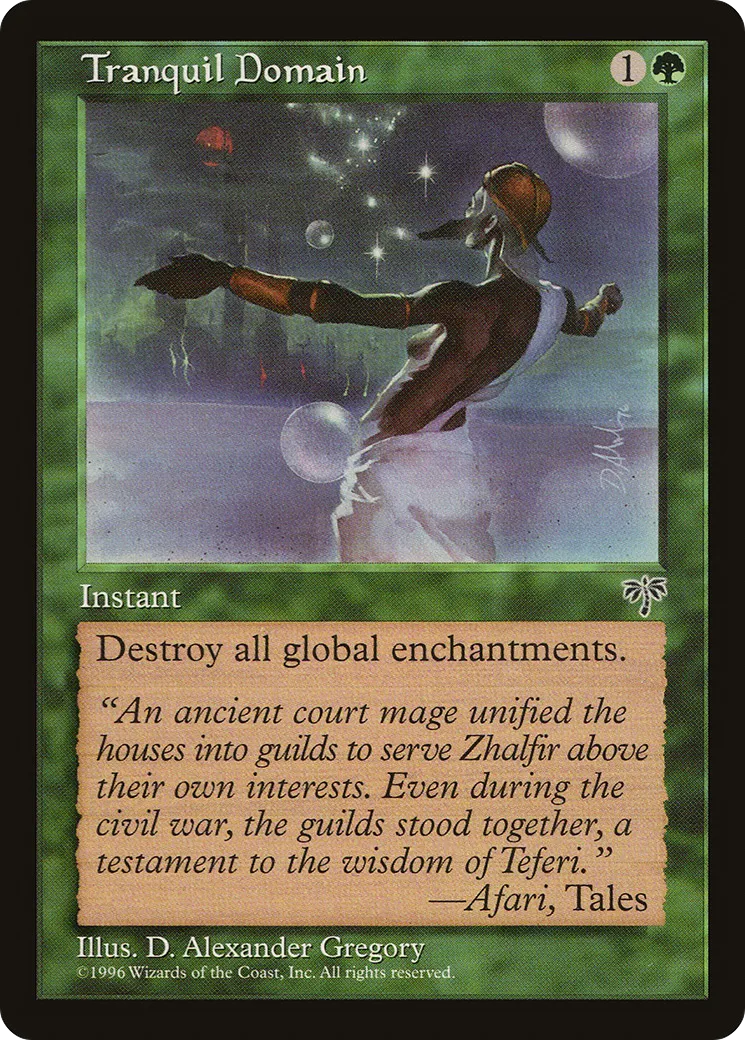 Domaine tranquille — Mirage — Magic: The Gathering