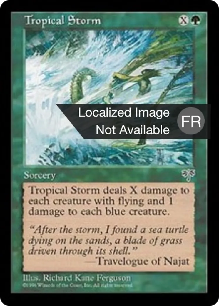 Orage tropical — Mirage — Magic: The Gathering