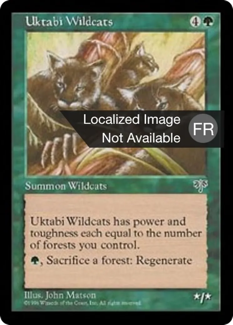 Chats sauvages de l'Ouktabi — Mirage — Magic: The Gathering